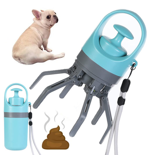 Portable Dog Pooper Scooper with Bag Dispenser – Easy Clean Tool
