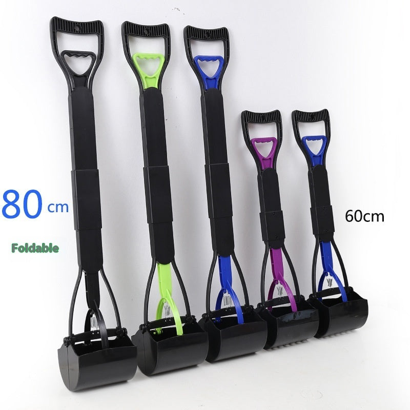 Foldable Long Handle 80cm Dog Clip Toilet Pet Pooper Scooper
