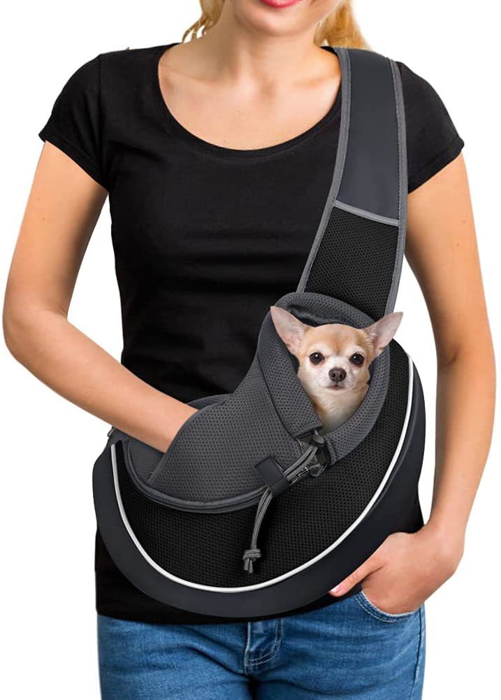 Women’s Portable Pet Carrier Bag – Safe & Breathable Crossbody