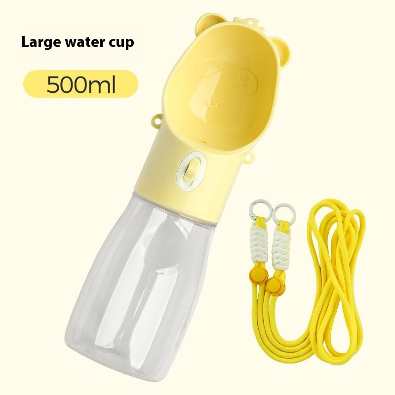 2-in-1 Dog Water Bottle & Food Container – Leak-Proof Pet Feeder