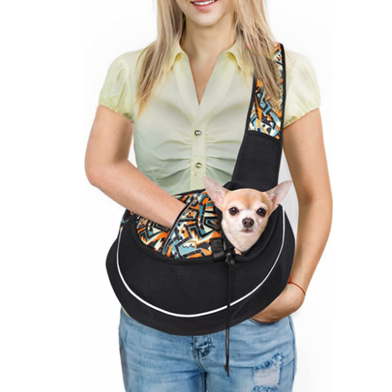 Women’s Portable Pet Carrier Bag – Safe & Breathable Crossbody