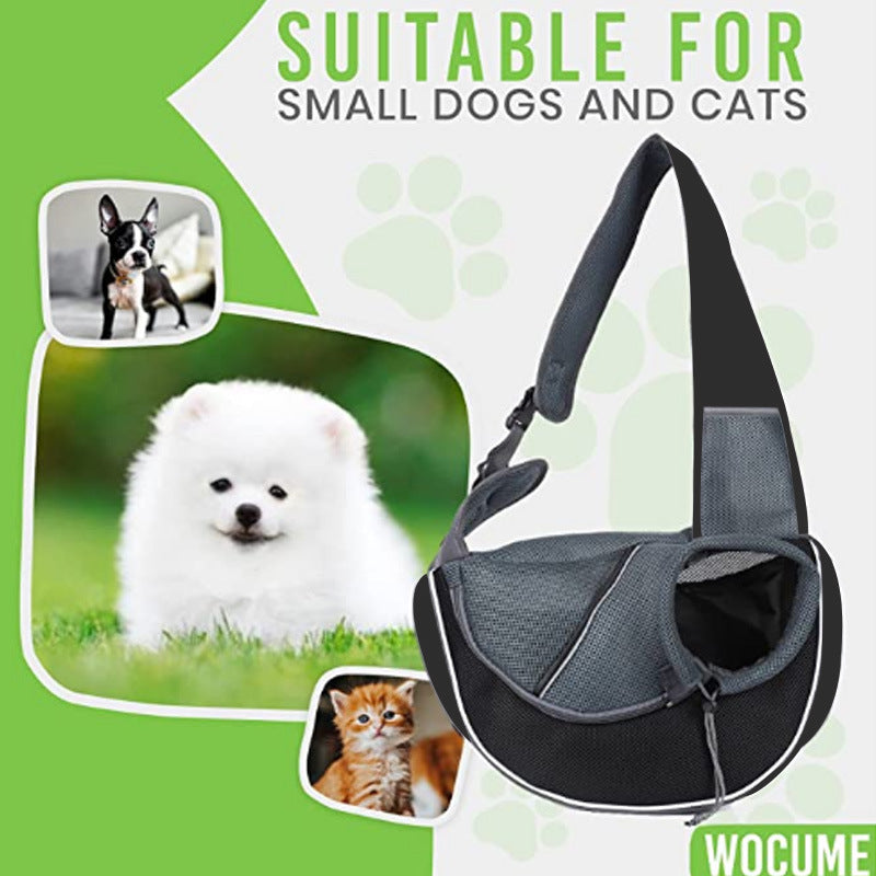 Women’s Portable Pet Carrier Bag – Safe & Breathable Crossbody