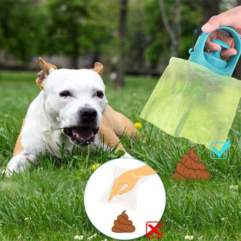 Portable Dog Pooper Scooper with Bag Dispenser – Easy Clean Tool