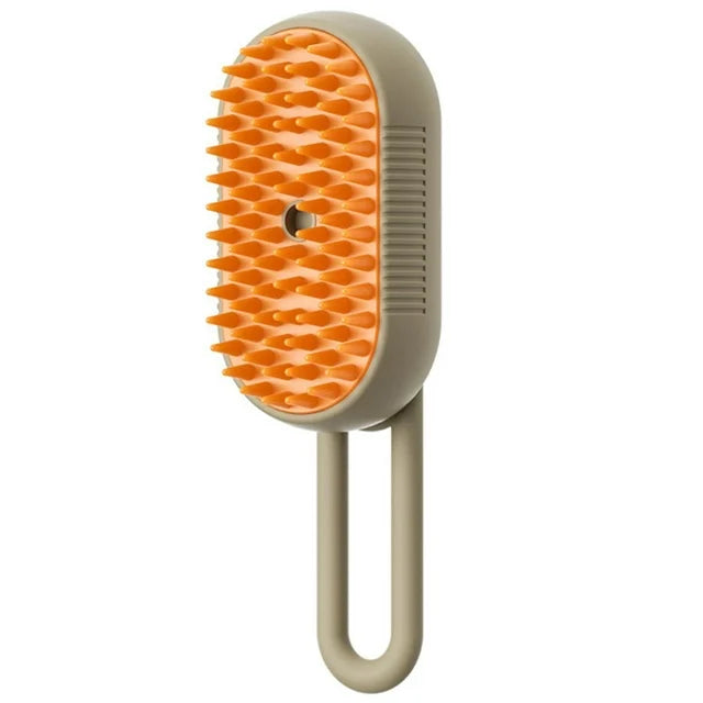 3-in-1 Cat Steam Brush & Dog Grooming Comb for Hair Removal